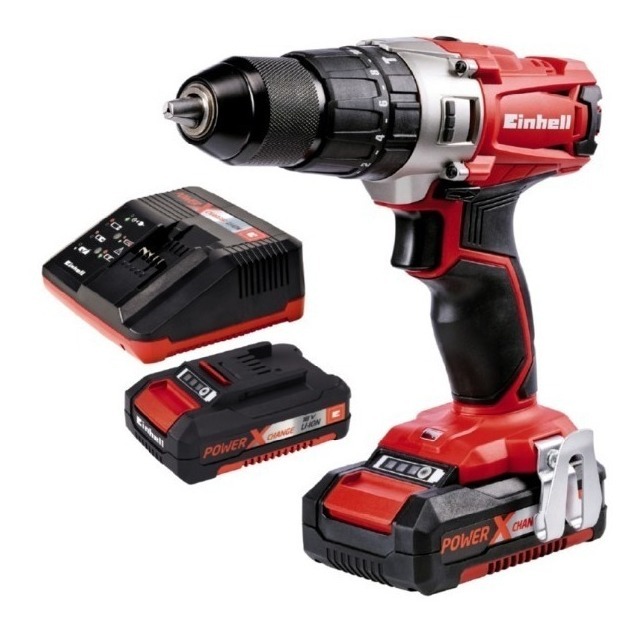 Foto 2 pulgar | Taladro Imp Inalambrico 18v 2 Bat 2.0 Ah, 1 Cargador Einhell