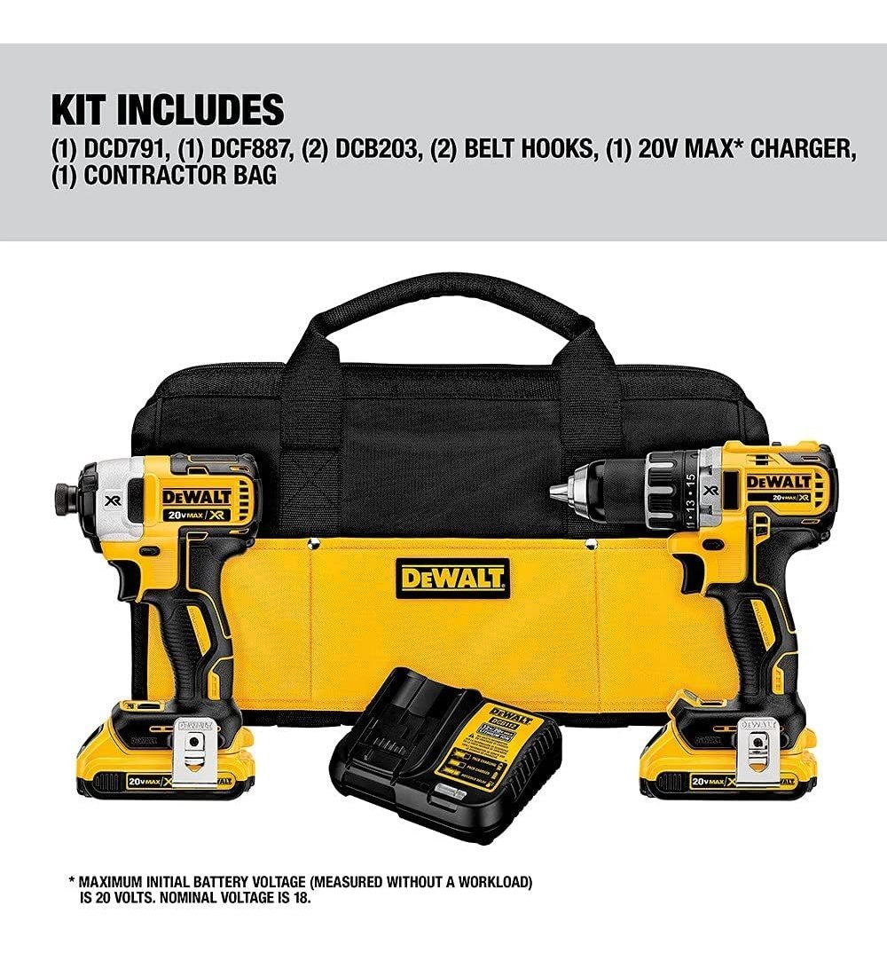 Foto 2 | Dewalt Amarillo Herramienta Eléctrico Taladro Atornillador