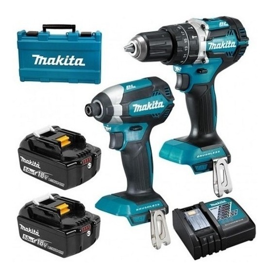 Foto 2 pulgar | Makita Dlx2180tx Combo (rotom+atorn Imp)2bat 5ah