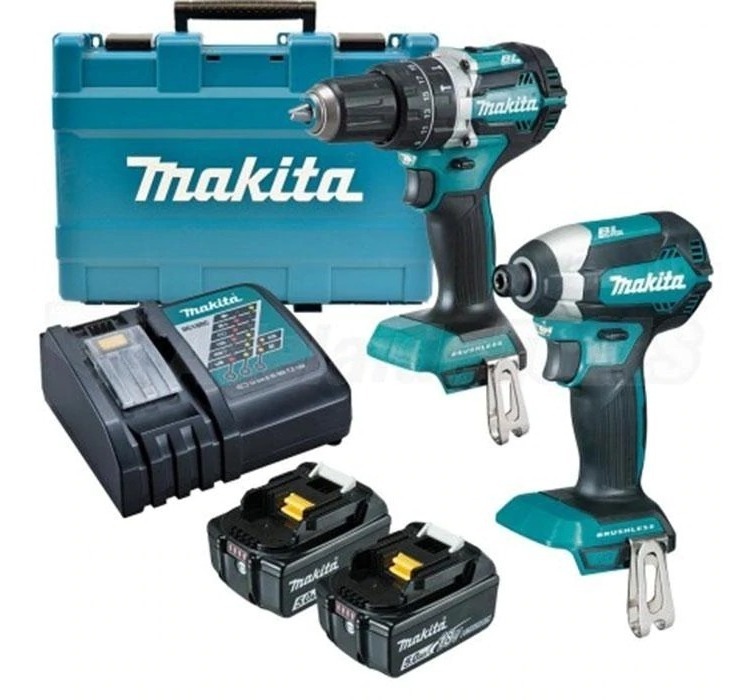 Foto 3 pulgar | Makita Dlx2180tx Combo (rotom+atorn Imp)2bat 5ah