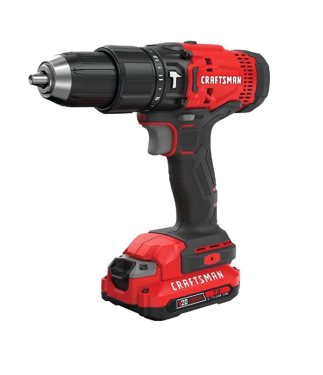 Foto 2 pulgar | Taladro Inalámbrico Craftsman Cmcd711d1 color Rojo