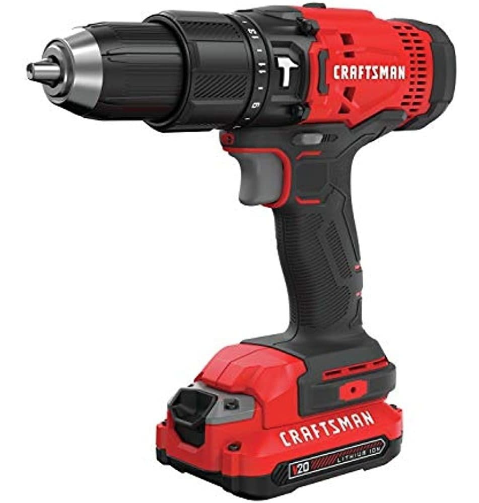 Kit De Taladro Percutor Inalámbrico Craftsman V20 (cmcd711c2 $12,664