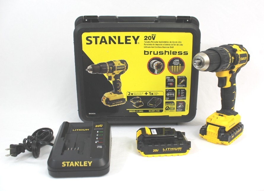 Taladro Percutor Inalámbrico Stanley 20v (g)