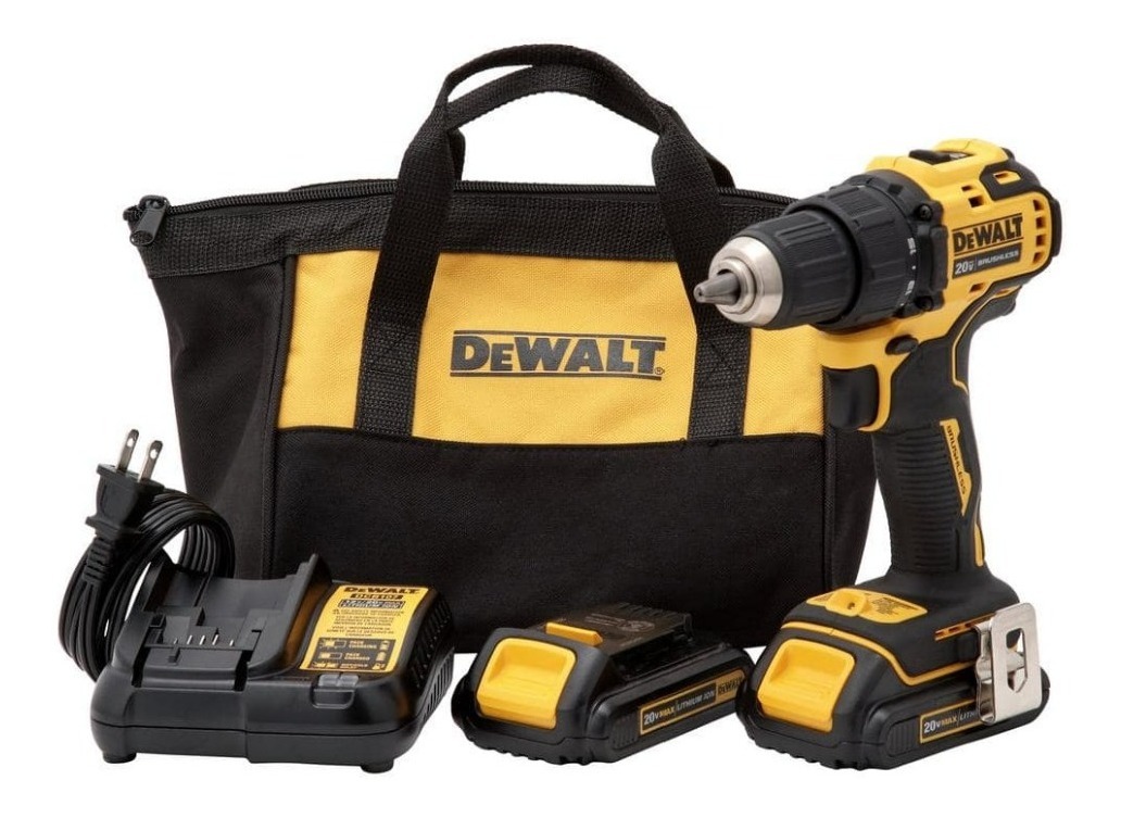 Foto 2 | Dewalt Dcd708c2 Taladro Atornillador 1/2 Brushlees 20v 2 Bat