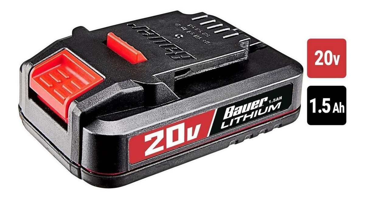 Batería De Taladro Bauer Litio 1.5 Ah De 20v