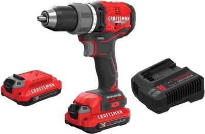 Foto 2 | Taladro Inalámbrico Craftsman Cmcd713c2 color Rojo