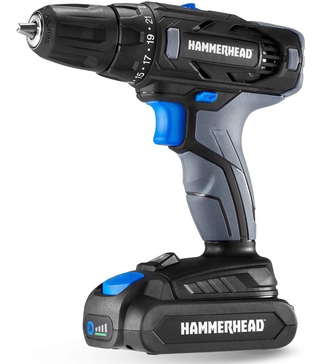 Taladro Inalámbrico 20v 2 Velocidades Hammerhead Hcdd201 $3,148