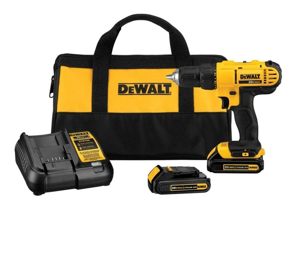 Foto 2 pulgar | Taladro Inalámbrico De 13mm Dewalt Dcd771c2 20v 120v