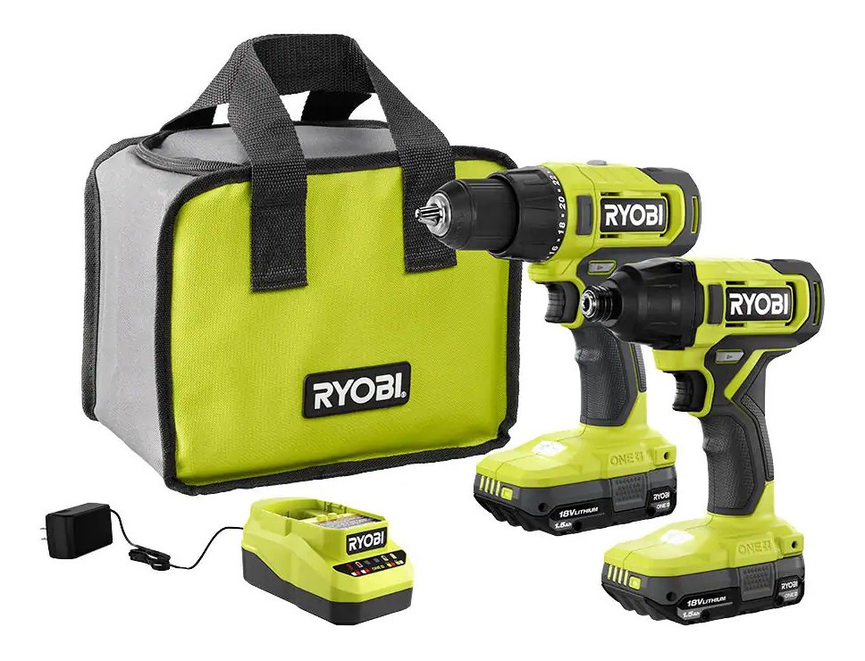 Foto 2 pulgar | Taladro Y Taladro De Impacto Ryobi, 18v, Pcl1200k2