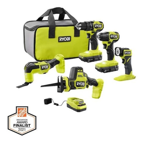 Combo De Taladros Y Herramientas Ryobi 18v Hp Brushless