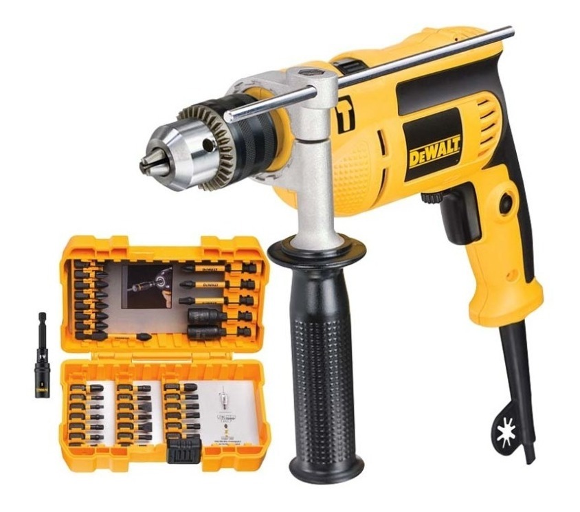 Taladro Rotomatillo Dwd024 + Puntas Impact Flex 35pzs Dewalt