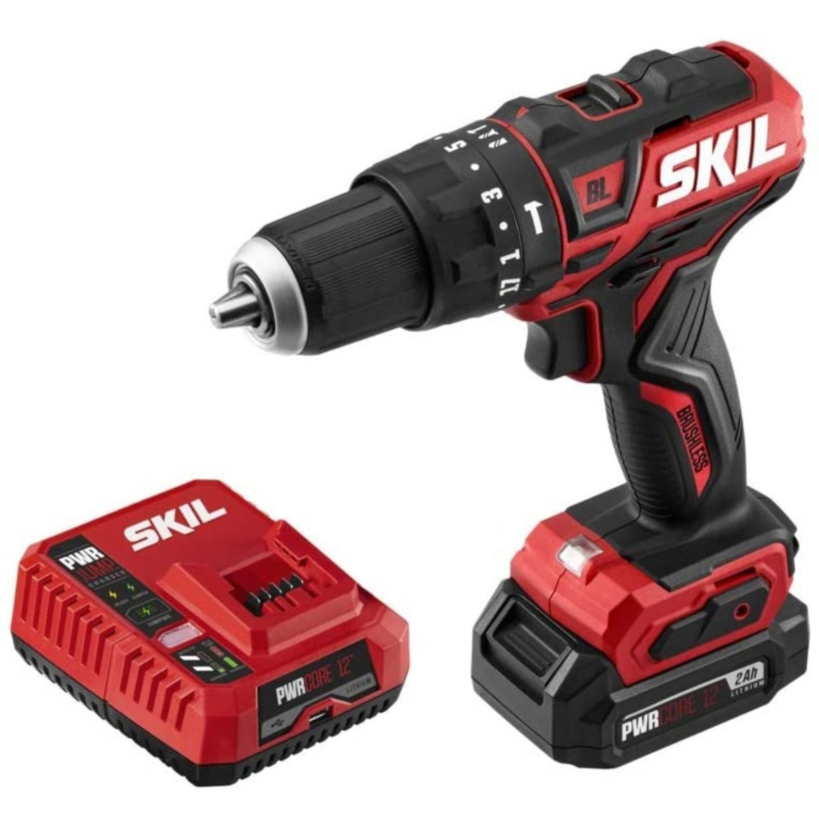 Skil Pwrcore 12v Taladro Rotomartillo 1/2  Brus Con Batería