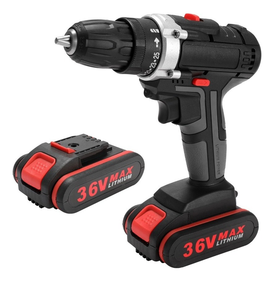 Foto 2 pulgar | Taladro Eléctrico De Impacto Inalámbrico 36v 2 Baterías 1