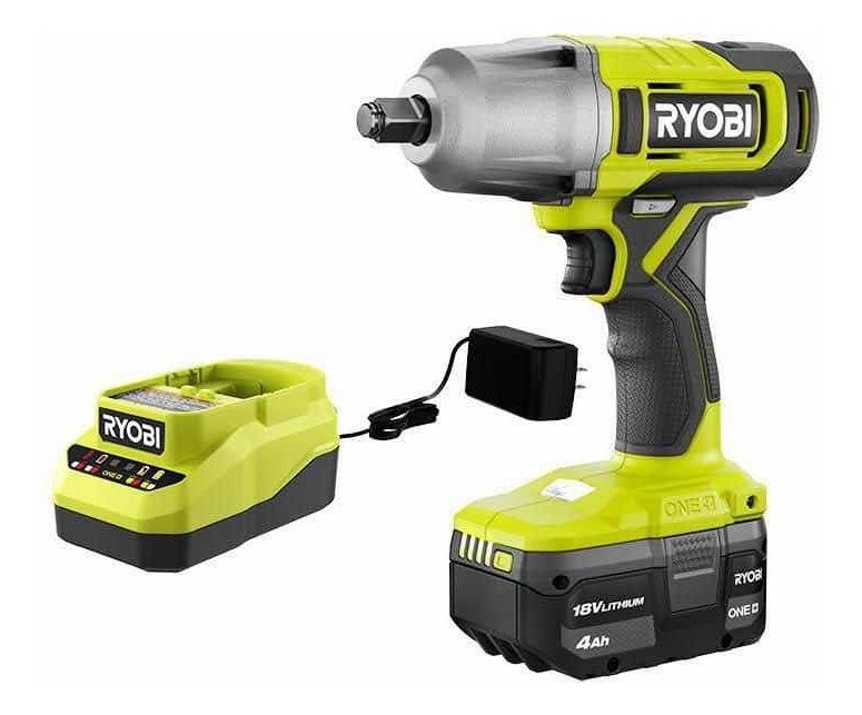 Foto 1 | Llave De Impacto Ryobi De 1/2 Pulgada 18 Volts Con Bateria