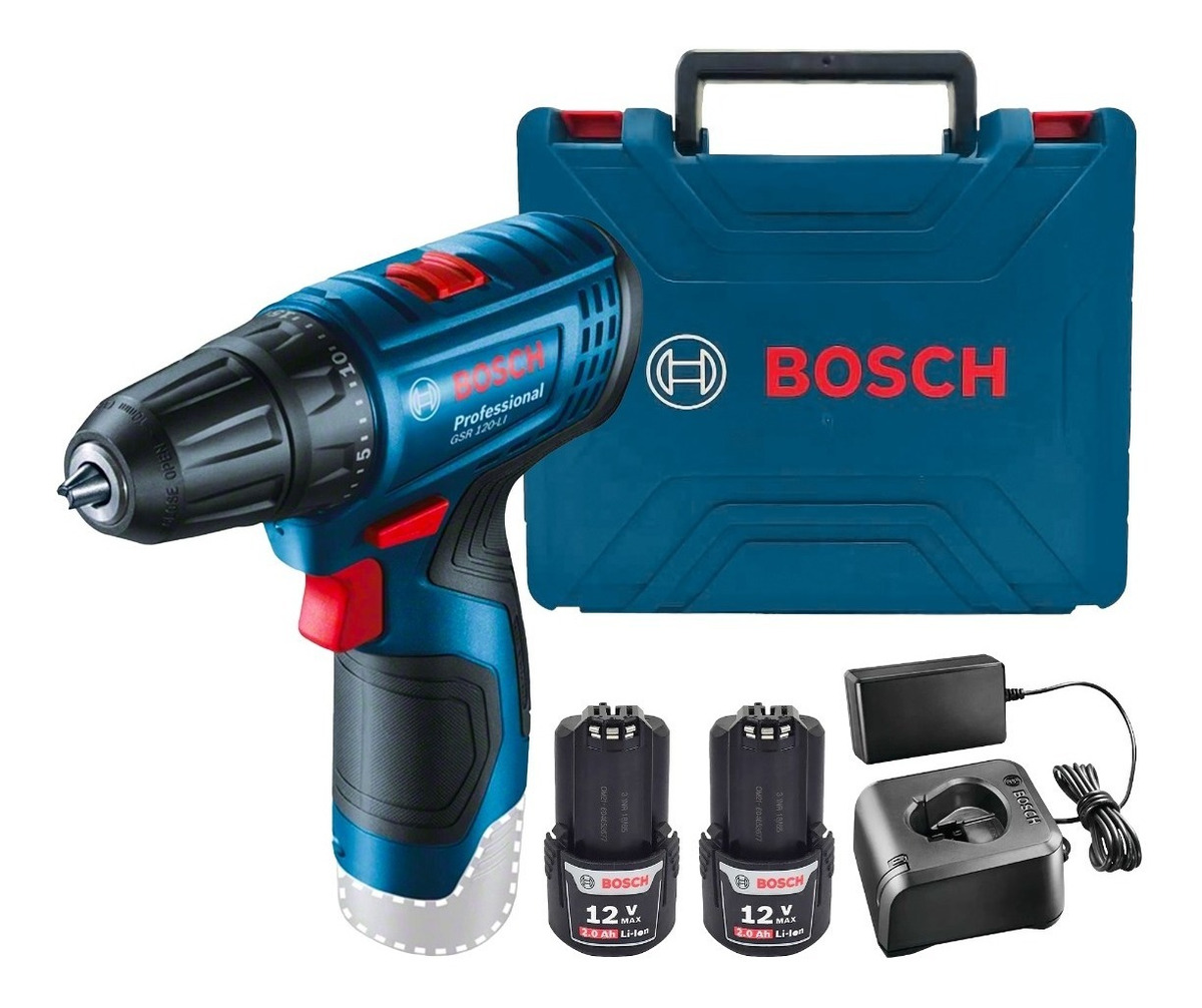 Foto 2 pulgar | Atornillador Inalámbrico Bosch Gsr 120-li 12 V 1300 Rpm