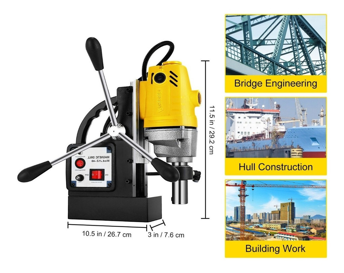 Foto 2 | Taladro Magnetico Electrico Mb40 40mm 2700 Lbs 220v 1.5 Pulg