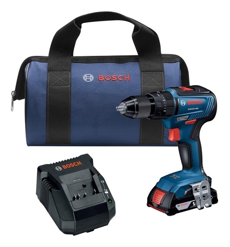 Taladro/destornillador Bosch Gsb18v-490b12 Sin Escobillas