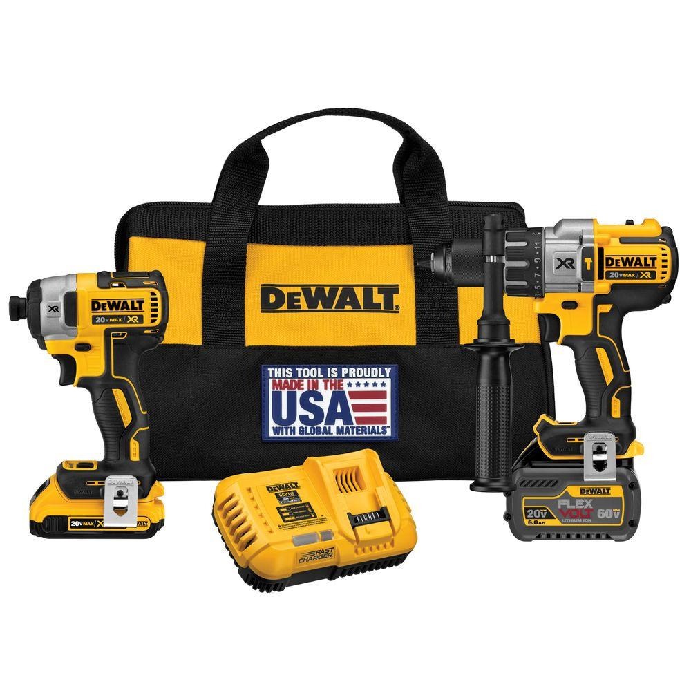 Dewalt -flexvolt Juego Combinador Sin Escobillas 60,12 Volts