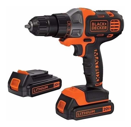 Foto 2 pulgar | Kit Taladro Destornillador Black + Decker B07LG8LHCY Anaranjado Inalámbrico 20 V