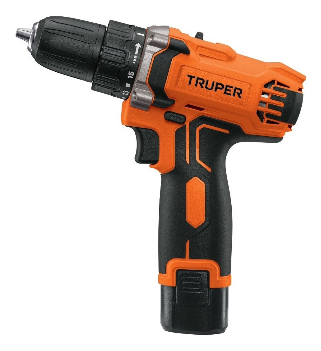 Foto 2 pulgar | Taladro Desarmador Truper TALI-12AC color Naranja Inalámbrico Recargable 3/8 12 V 18653