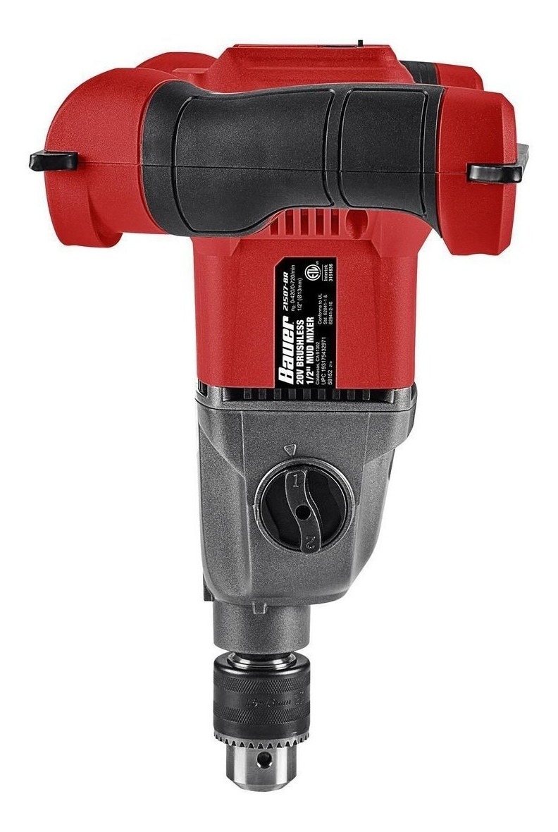 Foto 2 | Taladro Mezclador Bauer 21507-BR color Rojo 1/2 " de 20 V Inalámbrico