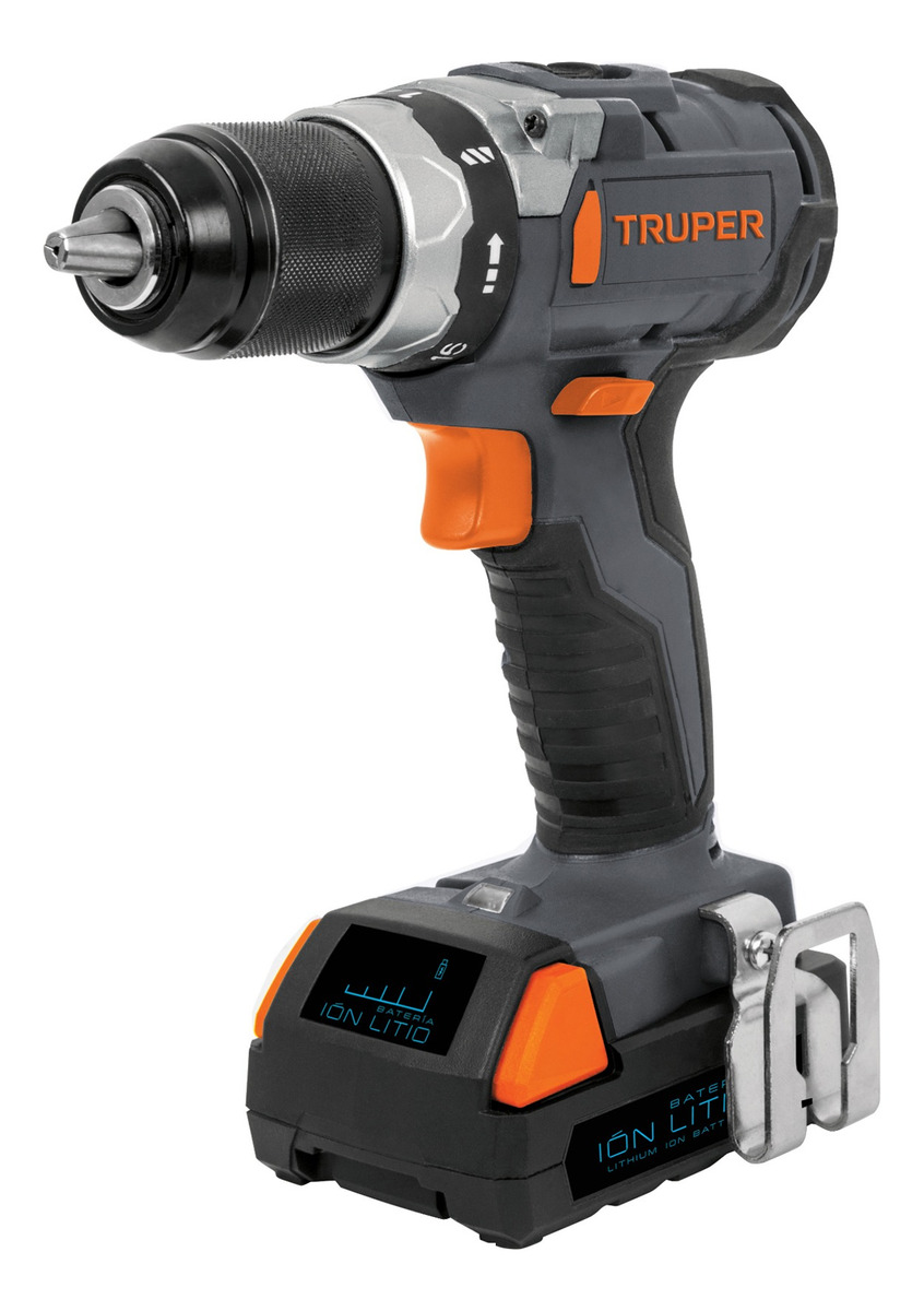 Taladro Truper TALI-20N color Gris Inalámbrico Destornillador Profesional 1/2 20 V 60 W