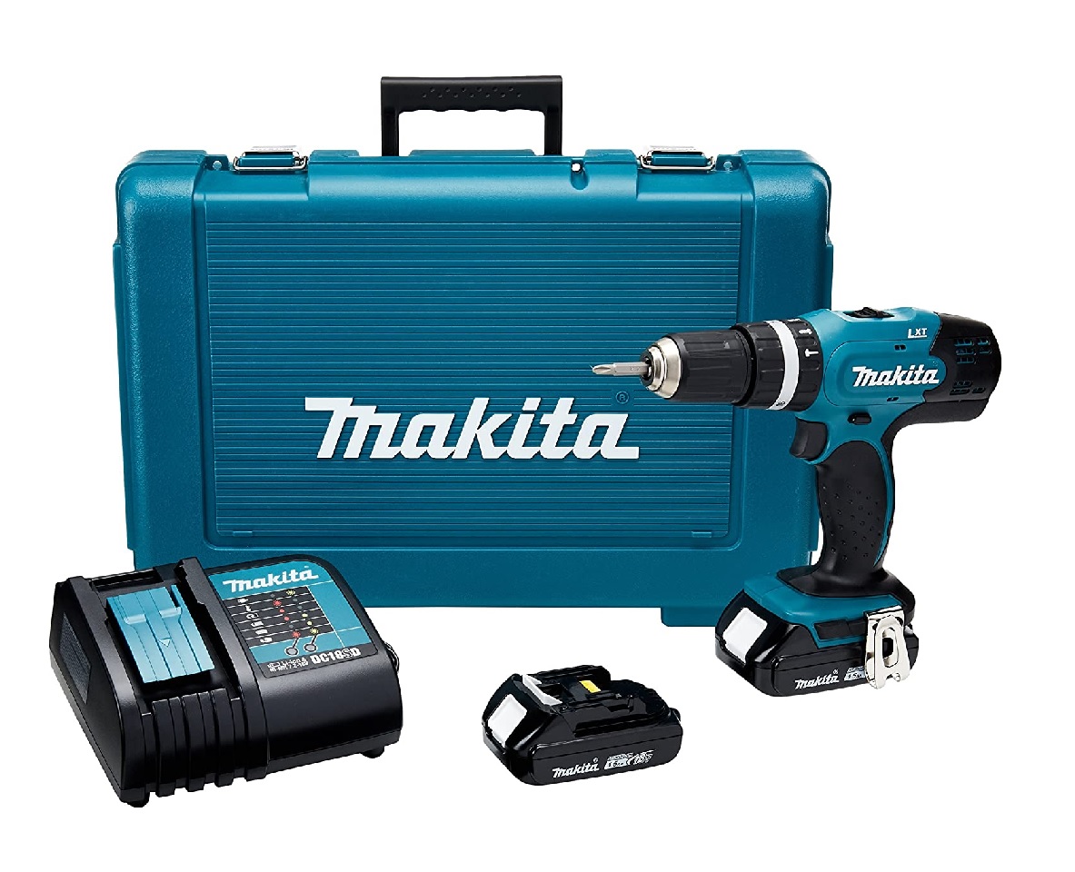 Foto 2 pulgar | Kit Taladro Inalámbrico MAKITA DDF453SYE color Azul 18 V Maletín y Batería