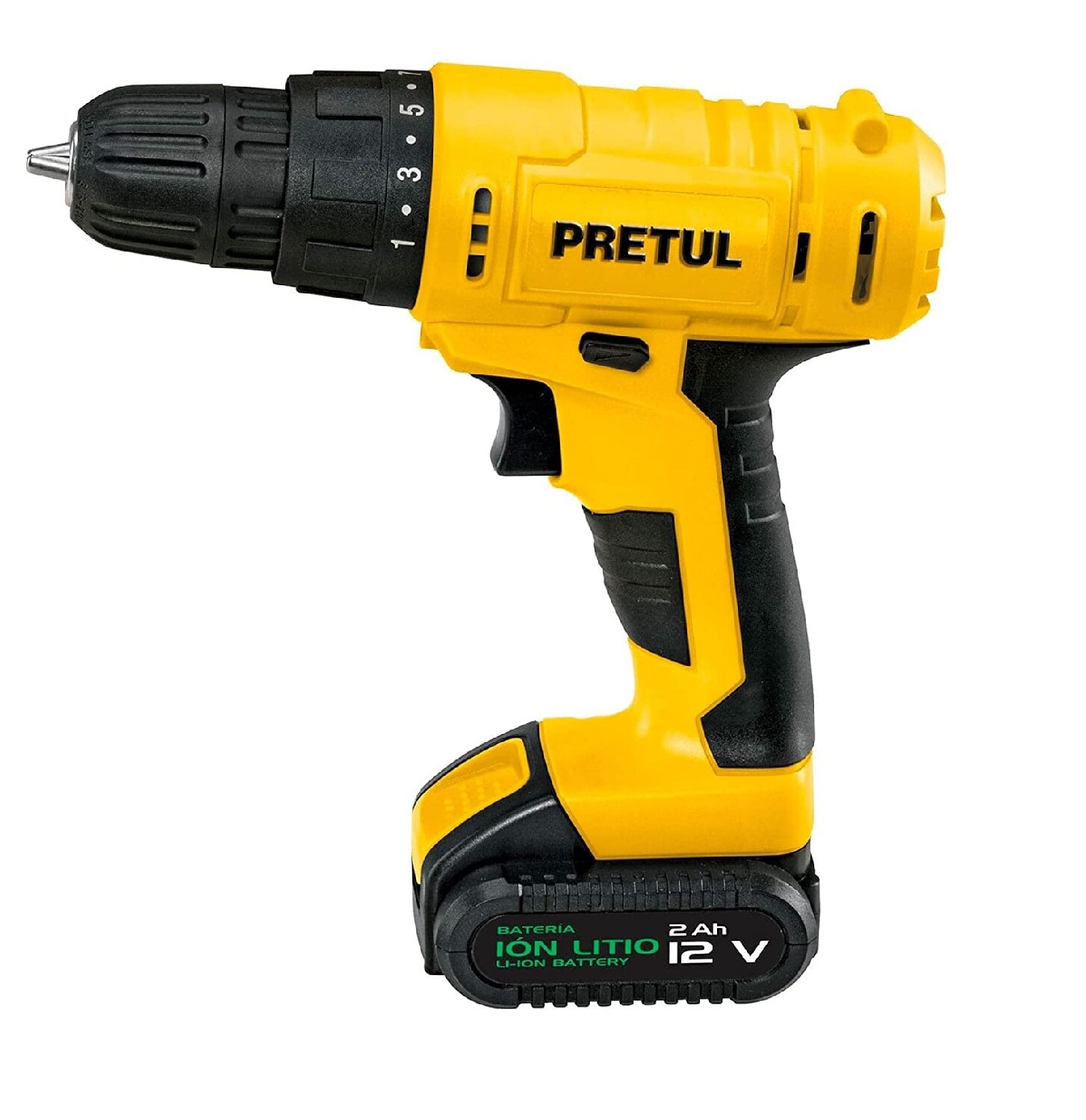 Desatornillador Pretul TALI-12P 600 RPM 51W color Amarillo $2,529