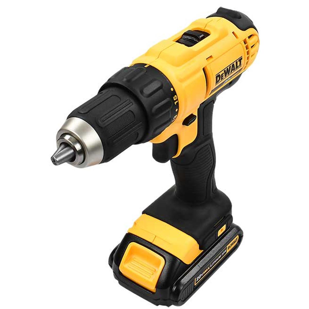 Foto 4 pulgar | Taladro Atornillador DeWALT DCD771C2-B3 color Amarillo Inalámbrico de 13 MM 20 V