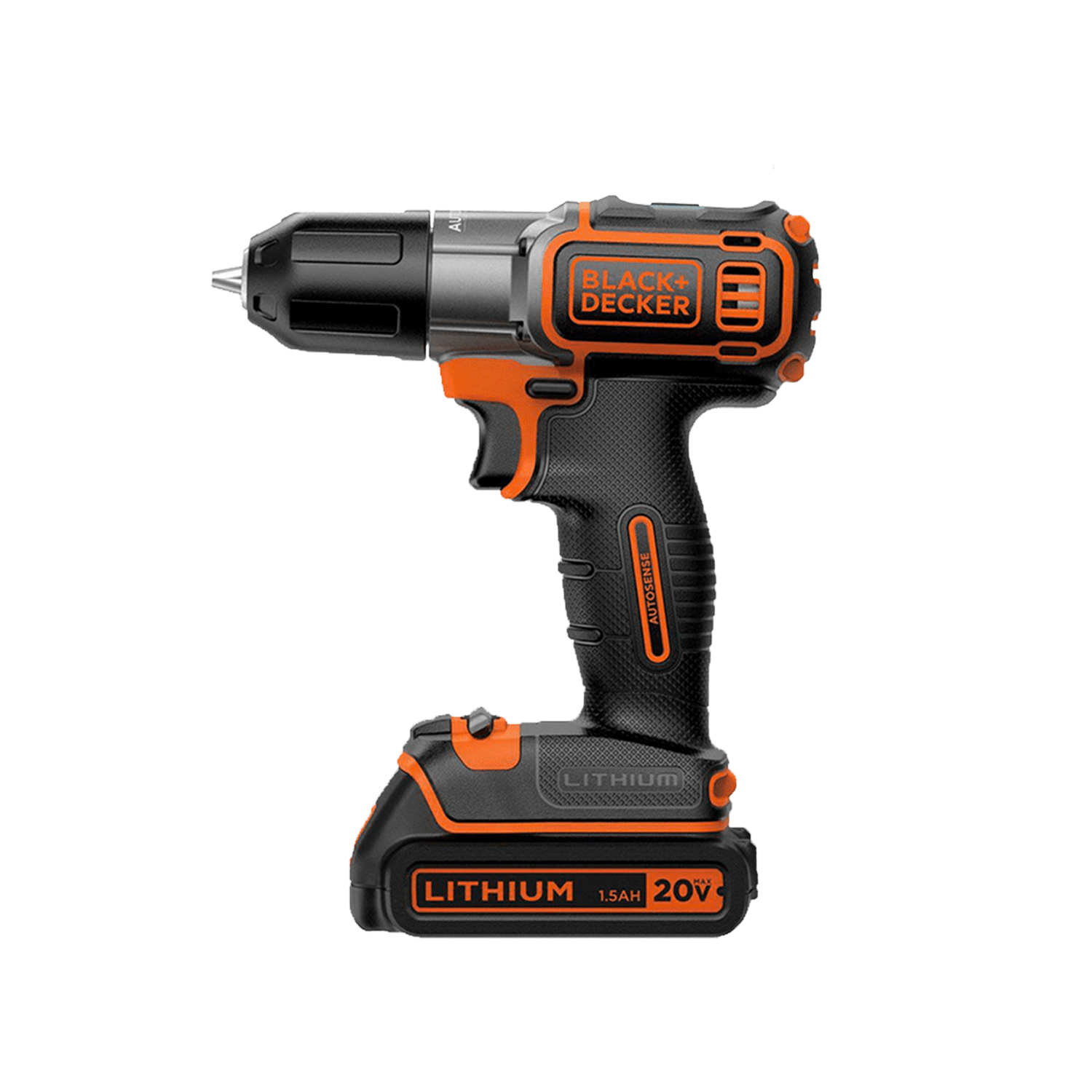 Taladro Inalámbrico Black+Decker BDCDE120C color Naranja 20 V Max