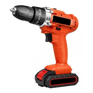 Foto 1 | Taladro de Impacto Eo Safe Imports ESI-4054 color Rojo con 2 Baterías de Litio