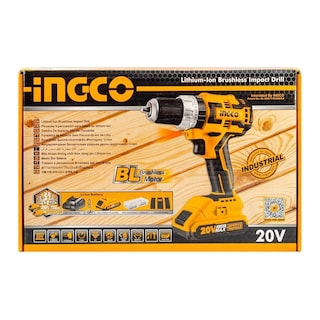 Foto 2 | Taladro Inalámbrico 20v Brushless Ingco con 2 Baterías Maleta