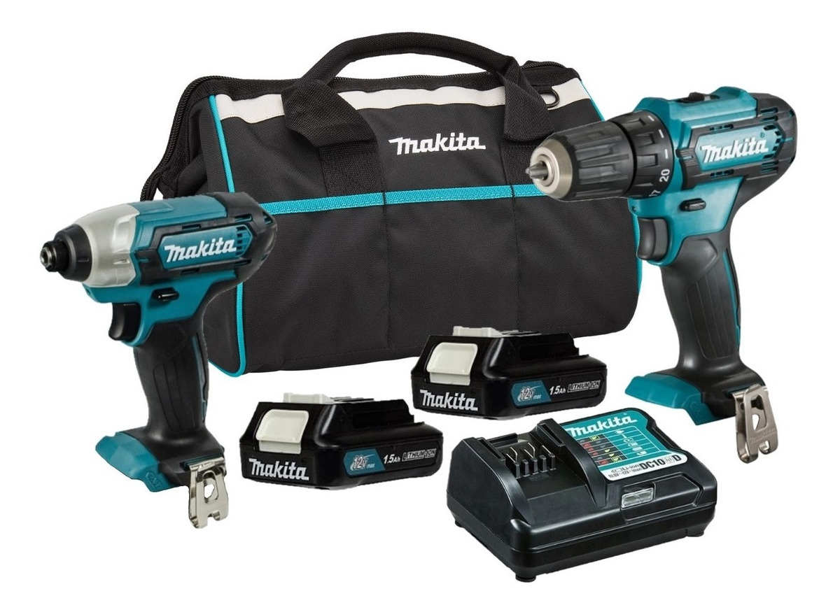 Combo Taladro Y Atornillador De Impacto Makita Clx228 Kit076