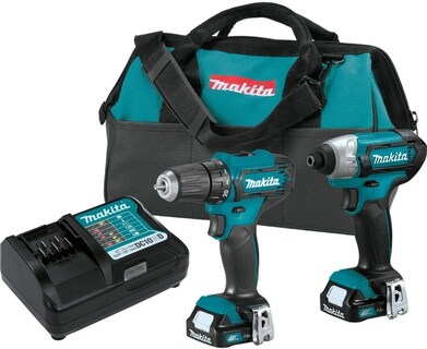 Foto 1 | Kit Taladro Y Destornillador Inalámbricos Ct226 Makita 12v
