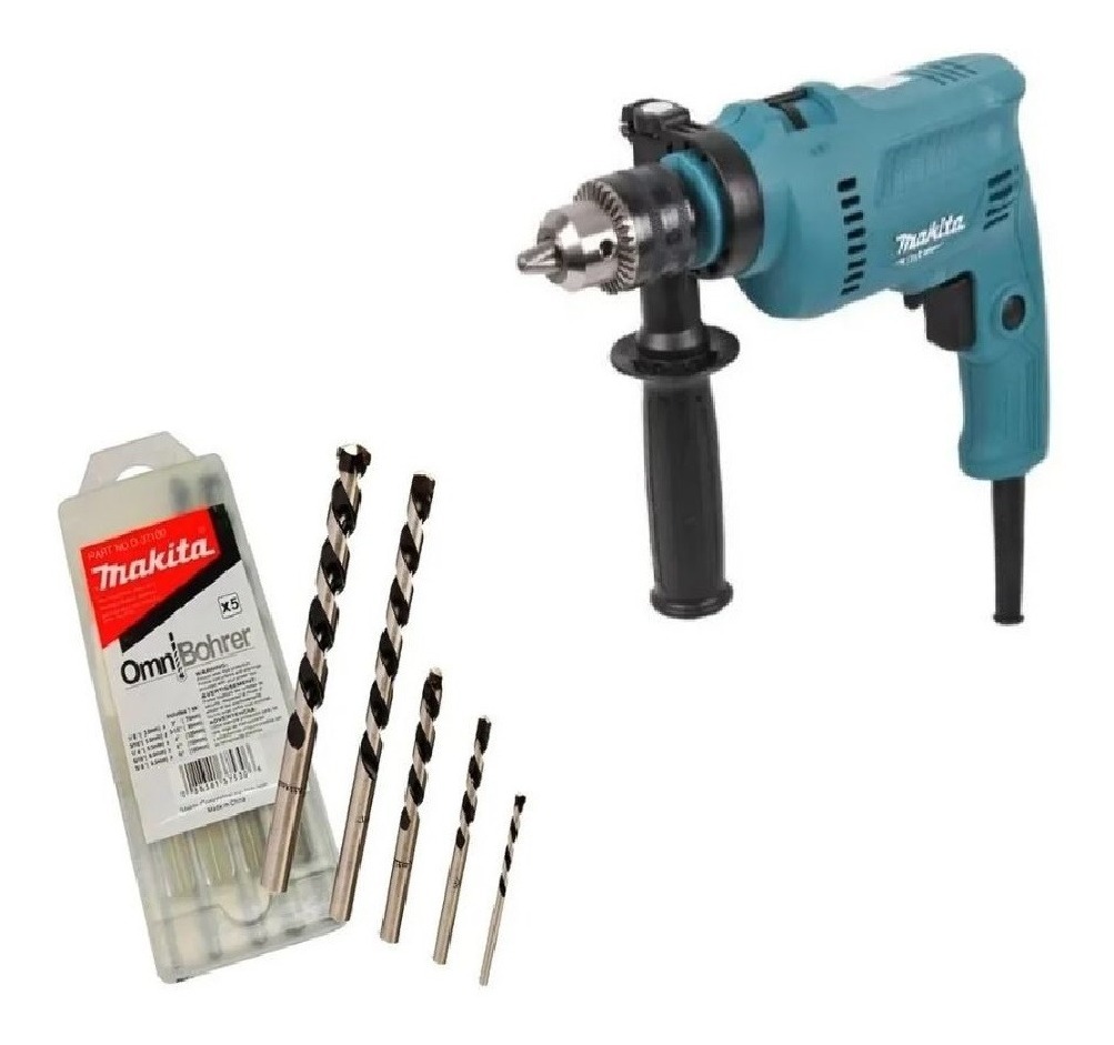 Taladro Rotomartillo 16mm  5/8 500w Makita M0801b + Brocas