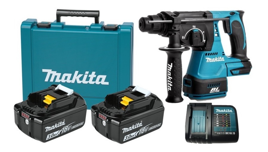 Rotomartillo Dhr242 Makita Sds Plus Brushless 18 Volts