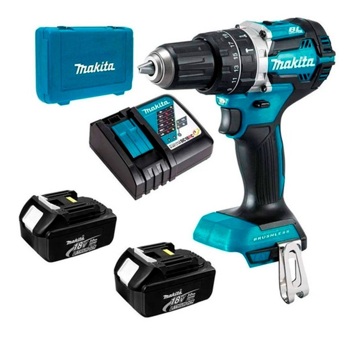 Taladro/rotomartillo/atornillador 1/2 V.v.r. 18v Makita