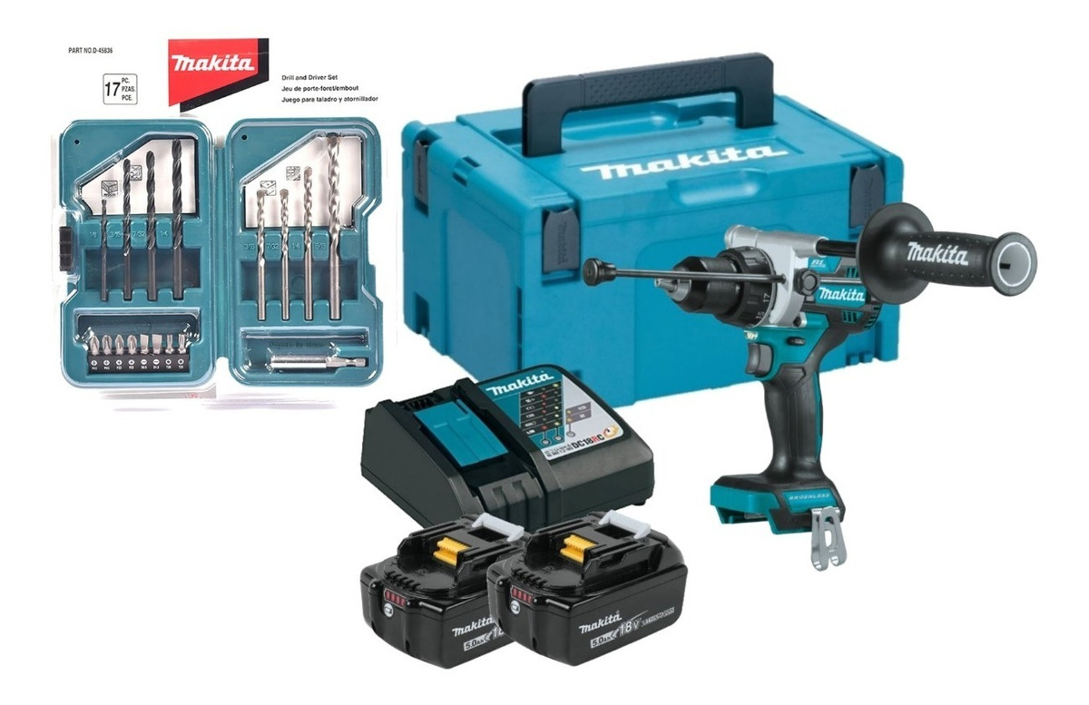 Rotomartillo Inalam 1/2 18v Dhp486rtj Makita