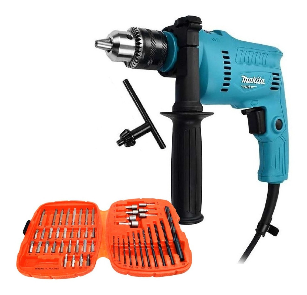 Taladro Rotomartillo 5/8 In Makita + Kit 50 Brocas Puntas