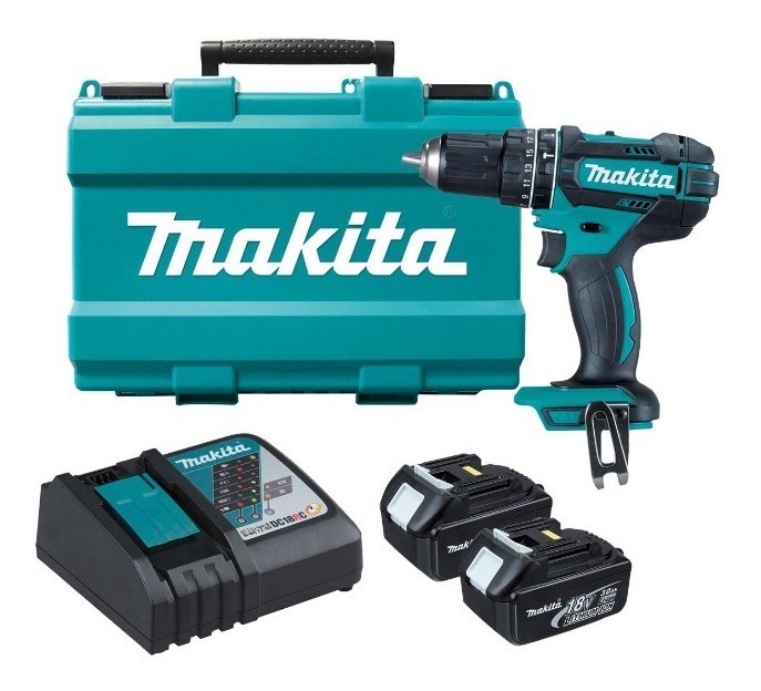 Foto 2 pulgar | Taladro- Atornillador 1/2  Inal. Compacta Makita Dhp482rfe