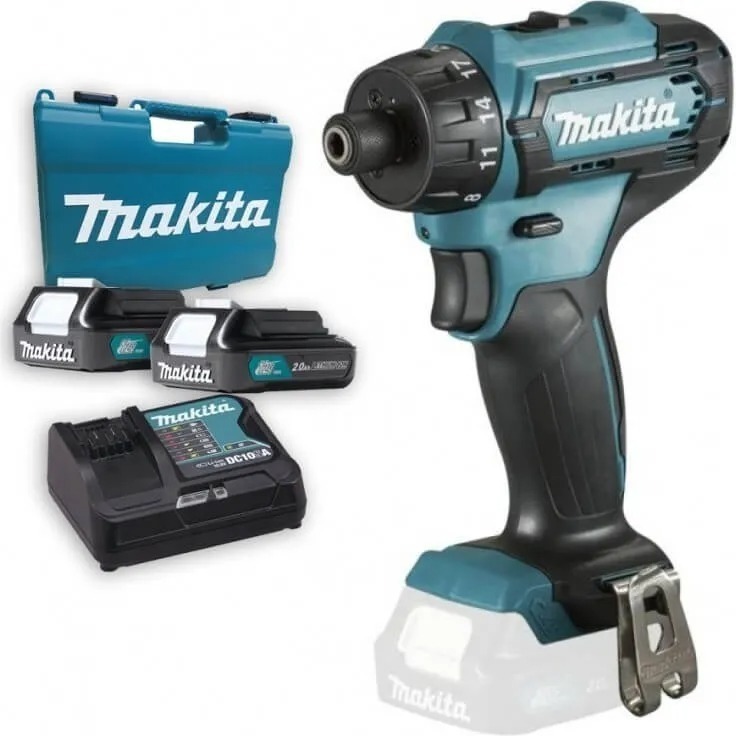 Taladro Atornillador 12v Rpm Con 2 Baterías Makita Df033dwye