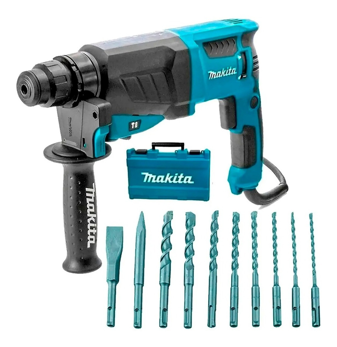 Rotomartillo Cincelador Makita Sds Plus Hr2630 + Accesorios