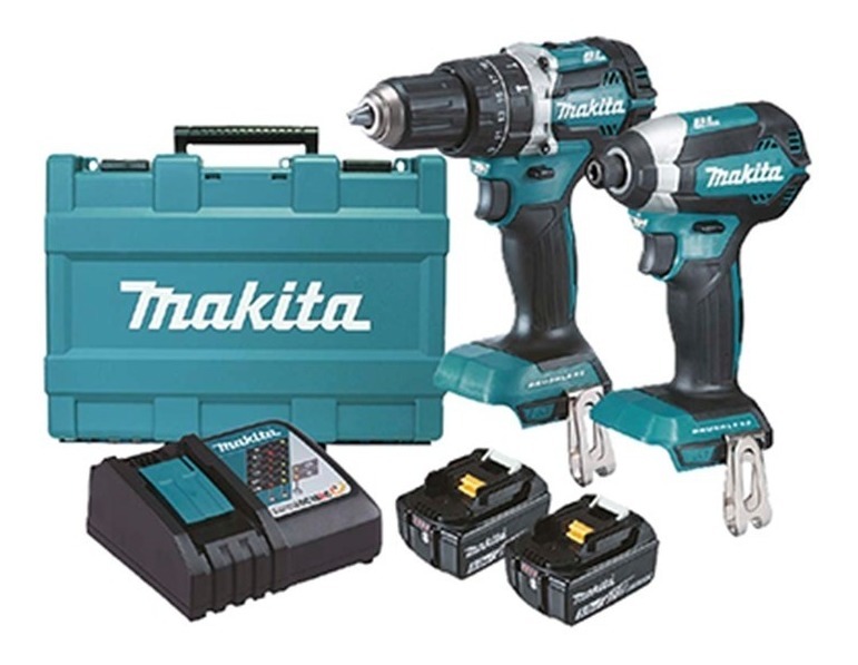 Foto 2 pulgar | Combo Rotomartillo Ator-impacto 18v Dlx2173s Makita