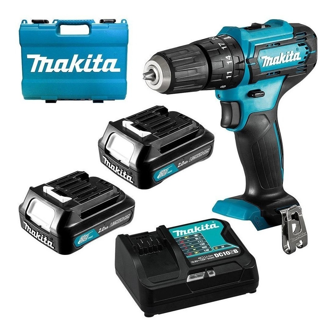 Taladro Rotomartillo 3/8'' Inalambrico 12v Hp333dsae Makita