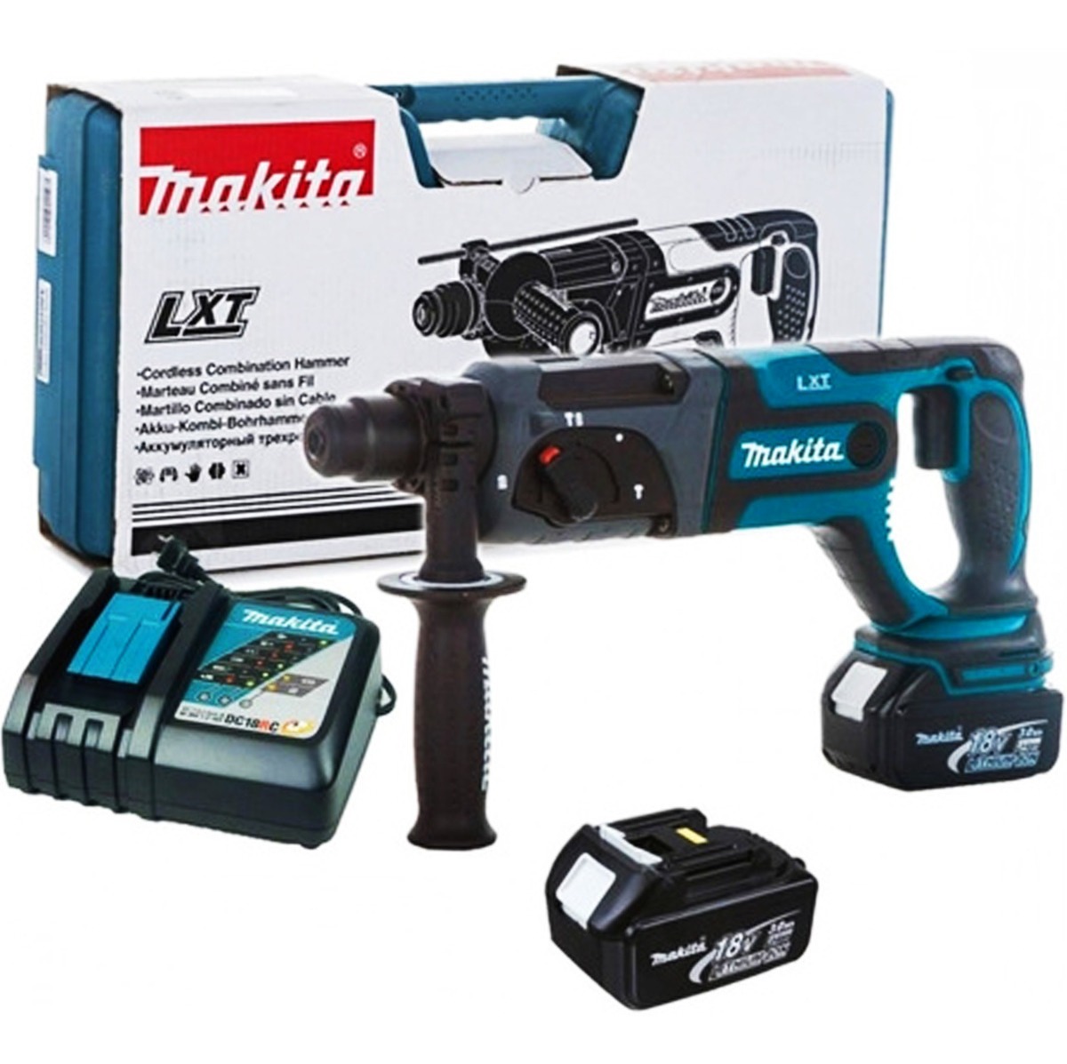 Rotomartillo Cincelador Inalambrico 18 V Sds Plus Makita