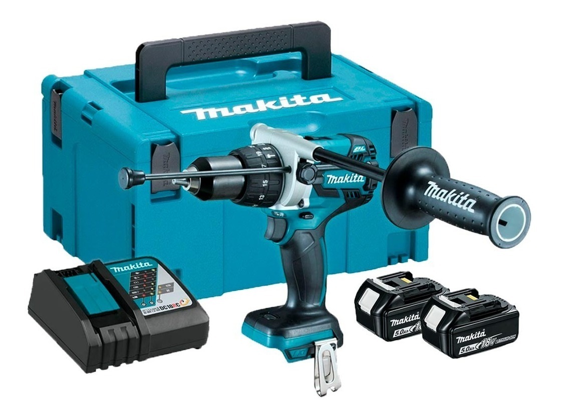 Foto 2 pulgar | Taladro Rotomartillo 1/2'' Inalambrico 18v Dhp481rtj Makita