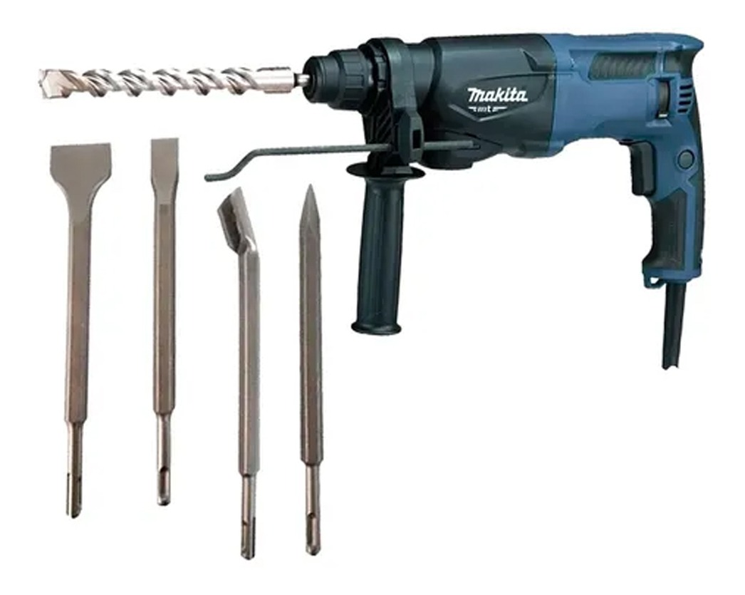 Foto 1 | Kit Rotomartillo M8700g + Juego Cinceles 4 Pzas Makita