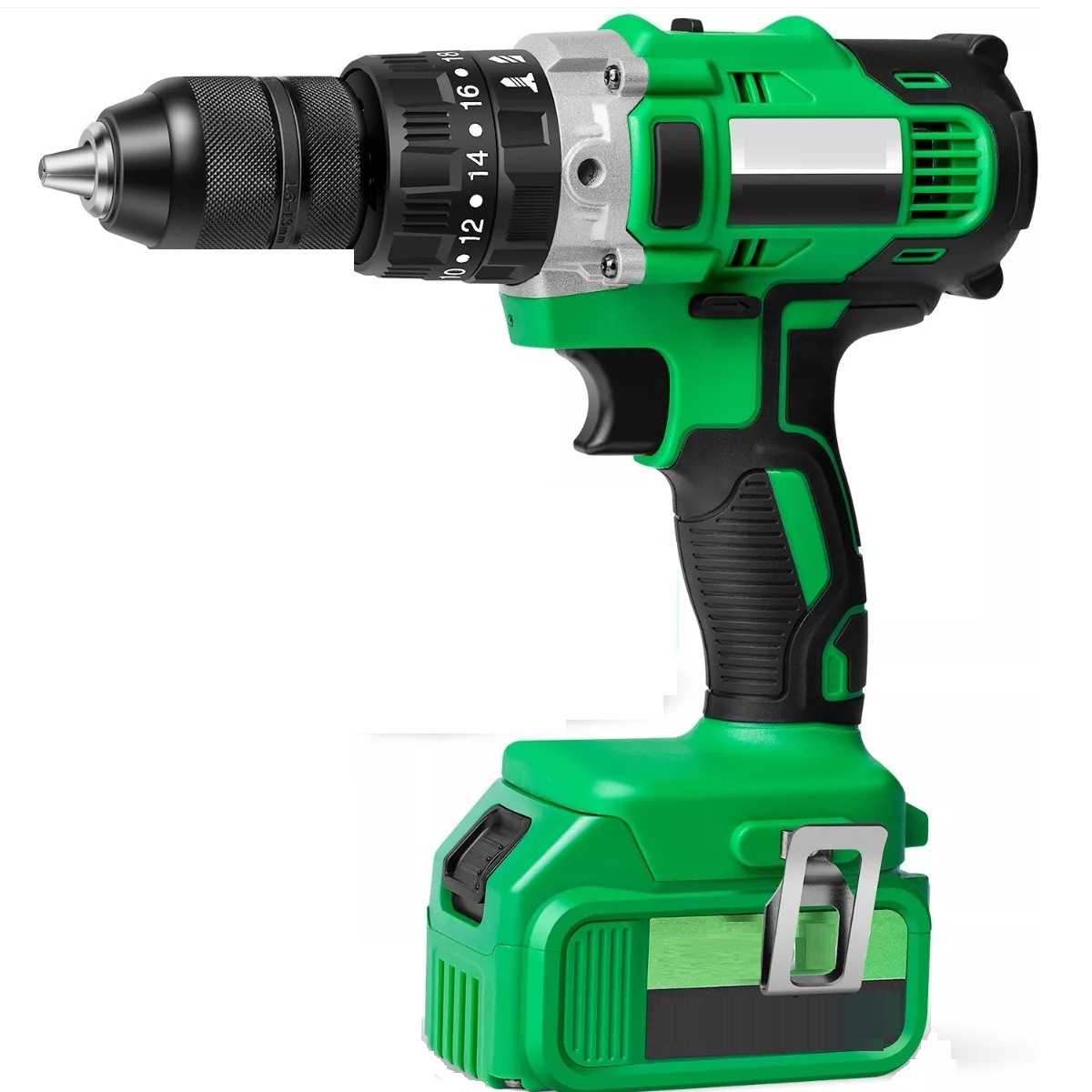 Foto 2 | Set Taladro Rotomartillo 1/2'' Con 3.0ah Batería Bolsa Herramientas Eo Safe Imports Esi-4388 Verde