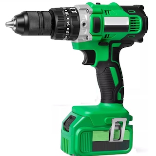 Foto 2 | Set Taladro Rotomartillo 1/2'' Con 3.0ah Batería Bolsa Herramientas Eo Safe Imports Esi-4388 Verde