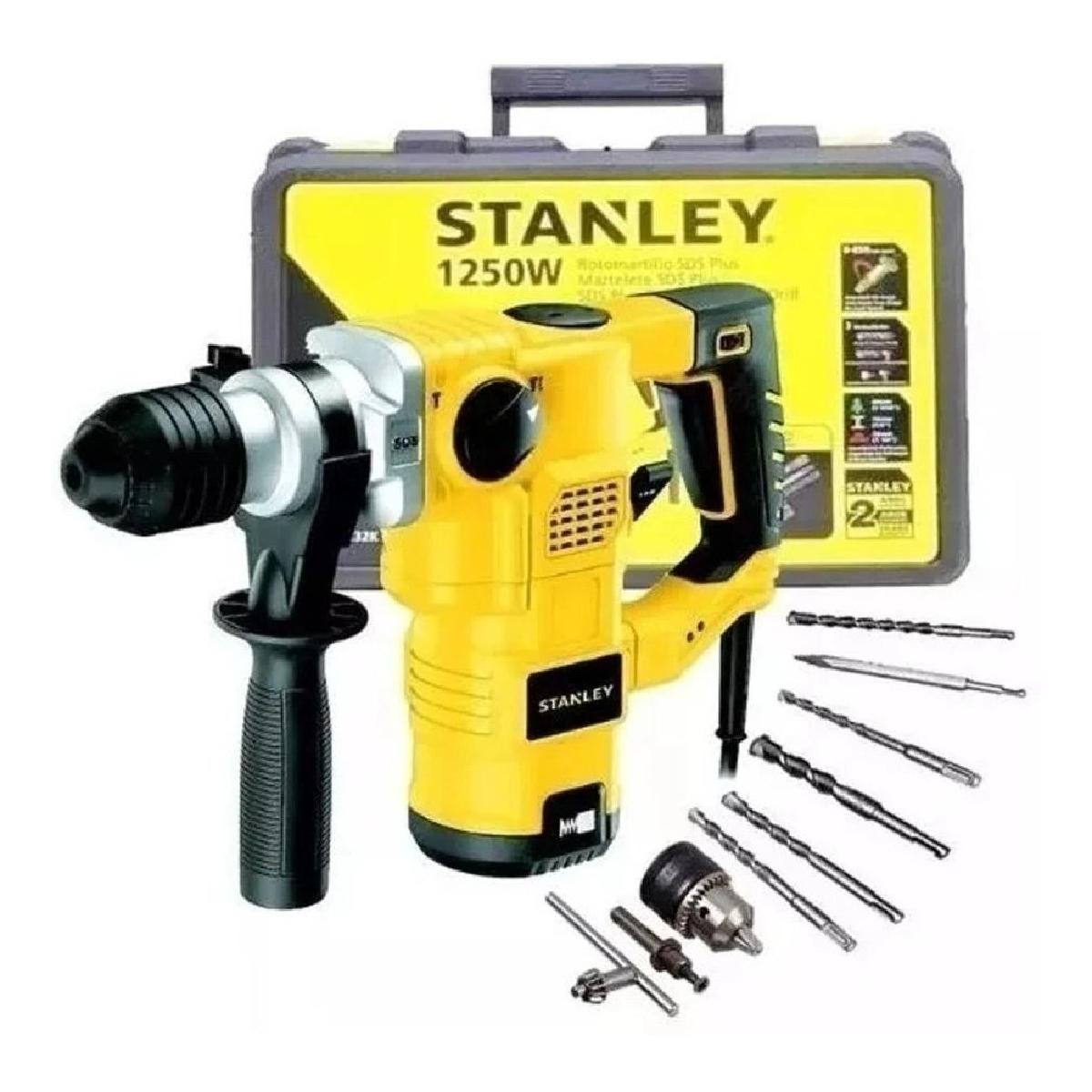 Rotomartillo Stanley STHR1232K color Amarillo 120v